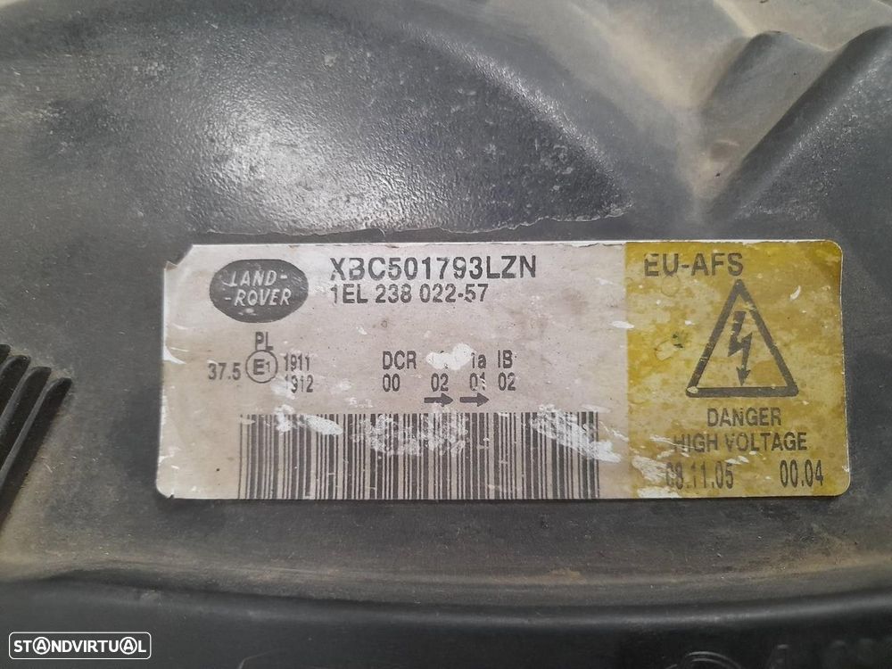 FAROL ESQUERDO LAND ROVER RANGE ROVER SPORT 2005 - 2