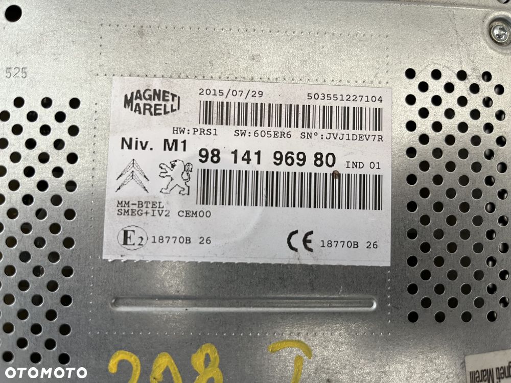 Radio Peugeot 208 I LIFT - 3