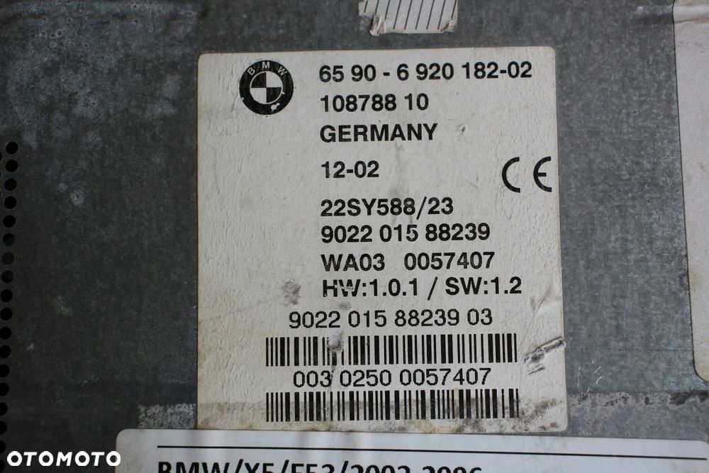 Czytnik nawigacji Nawigacja NAVI DVD BMW e39 e38 x5 z4 x3 6920182 (4502) - 3