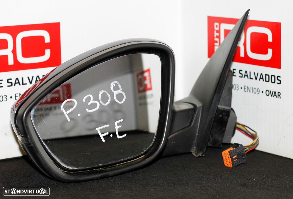 ESPELHO RETROVISOR ESQUERDO PEUGEOT 308 - 2