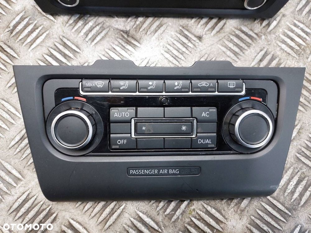 RADIO ODTWARZACZ + PANEL NAWIEWU RAMKA GOLF VI 5K0907044AJ 1K0035186AA - 3