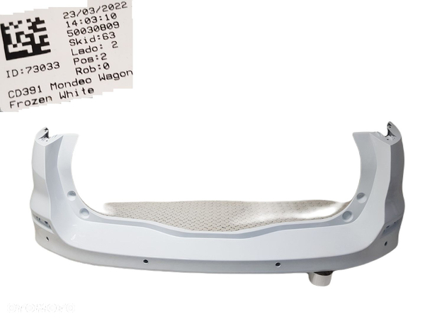 FABRYCZNIE NOWY ORYGINALNY ZDERZAK TYLNY TYŁ FORD MONDEO MK5 5 V KOMBI VIGNALE FROZEN WHITE Z2  7VTA