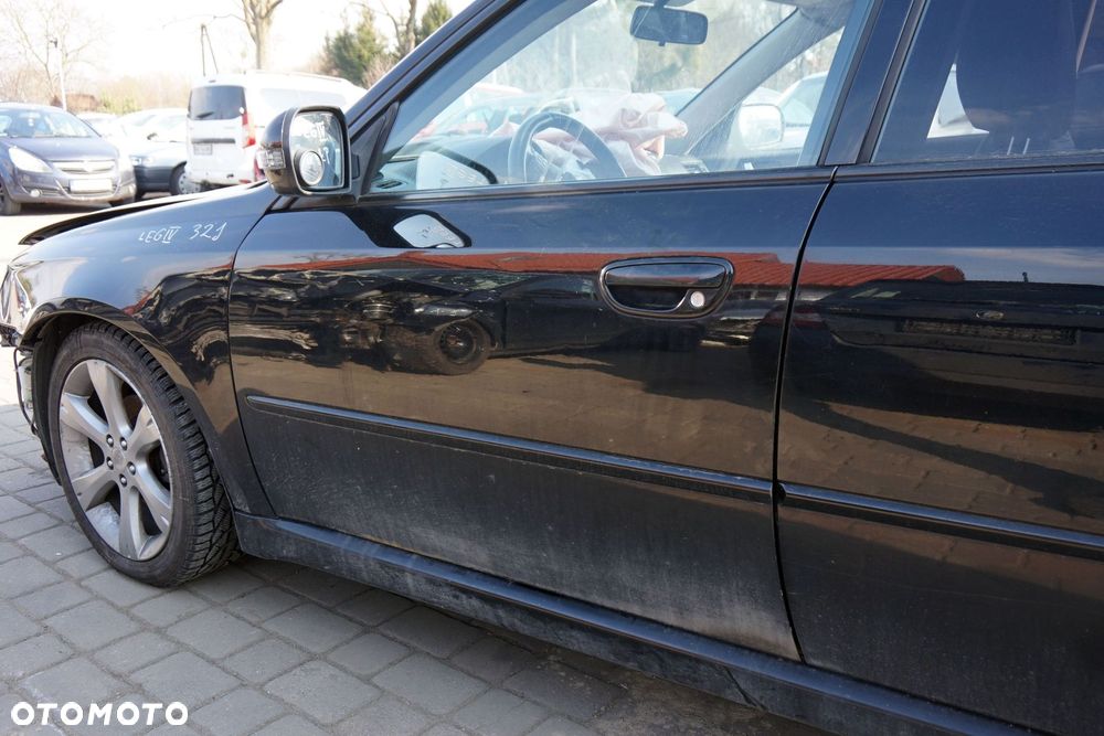 DRZWI PRZEDNIE LEWE LEGACY IV BL LIFT KOMBI 32J  CZARNY SUBARU 2006-2009 - 2