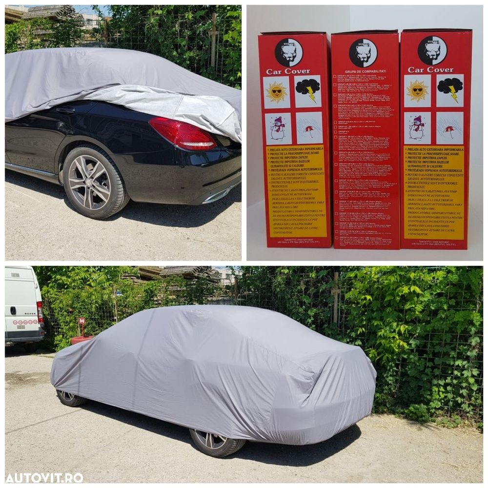 Husa Prelata auto Impermeabila Cauciucata Mercedes,Audi,Bmw,Jaguar - 2