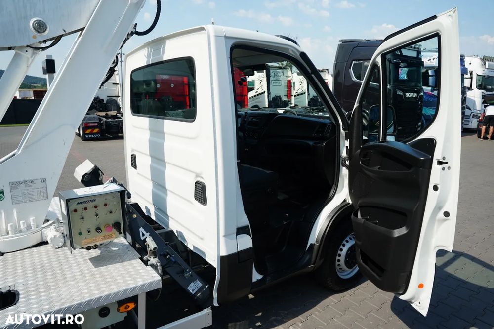 Iveco DAILY 35-140 / Platformă autotractivă / MULTITEL 160 ALUMINIU / 4 STABILIZATOARE / MANUALĂ / 2017 - 38