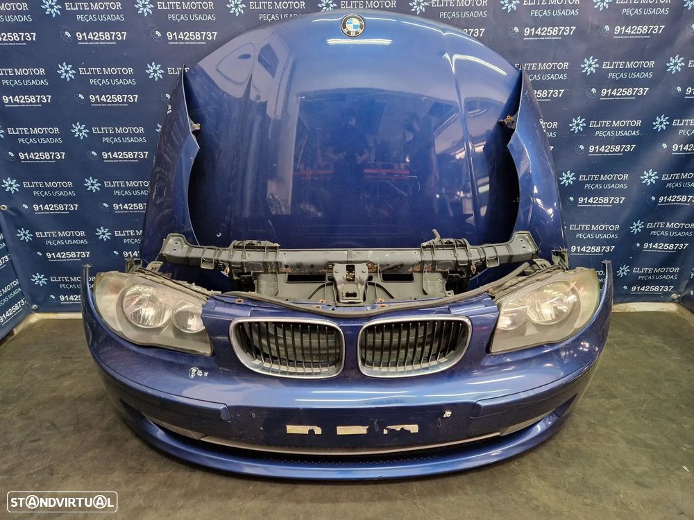 Frente completa usada BMW SERIE 1 LCI E87 E81 118D capot parachoques oticas guardalamas - 3
