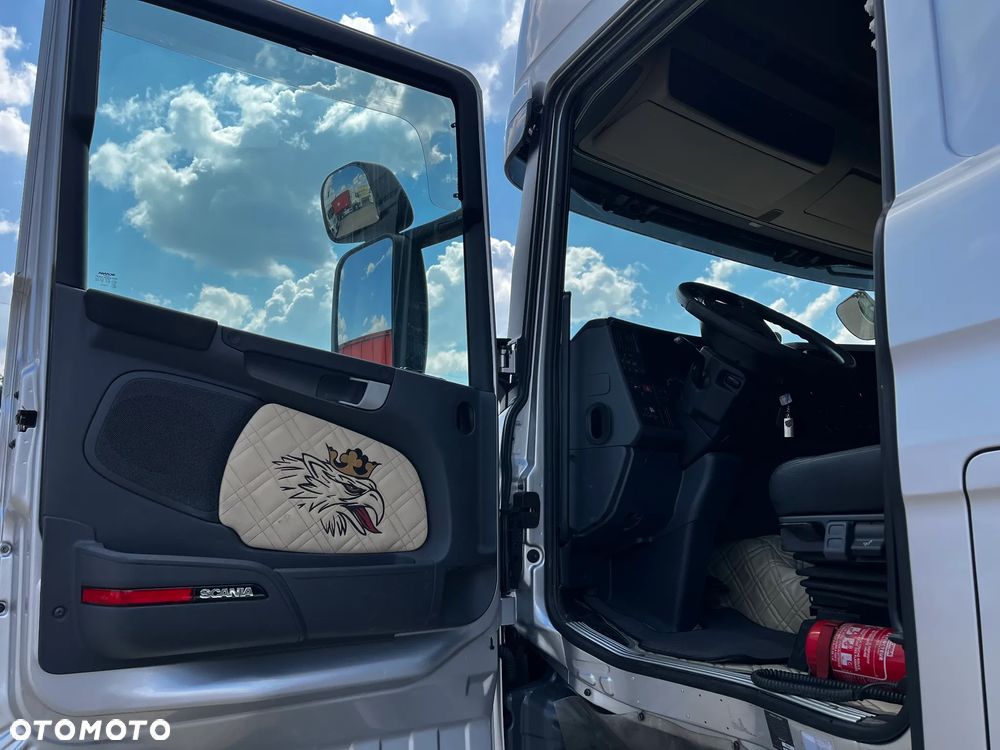 Scania R450 BEZ EGR/TOPLINE/SPROWADZONA Z FRANCJI/CAŁA NA PODUSZKACH/ALU FELGI/PTO/LODÓWKA/ - 16