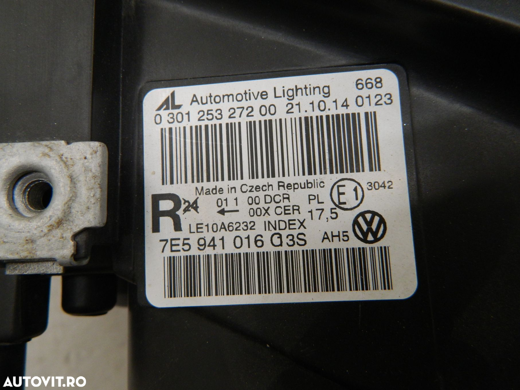 Far dreapta VW Transporter T5 facelift Bi-Xenon LED, 2012, 2013, 2014, cod origine 7E5941016. - 5