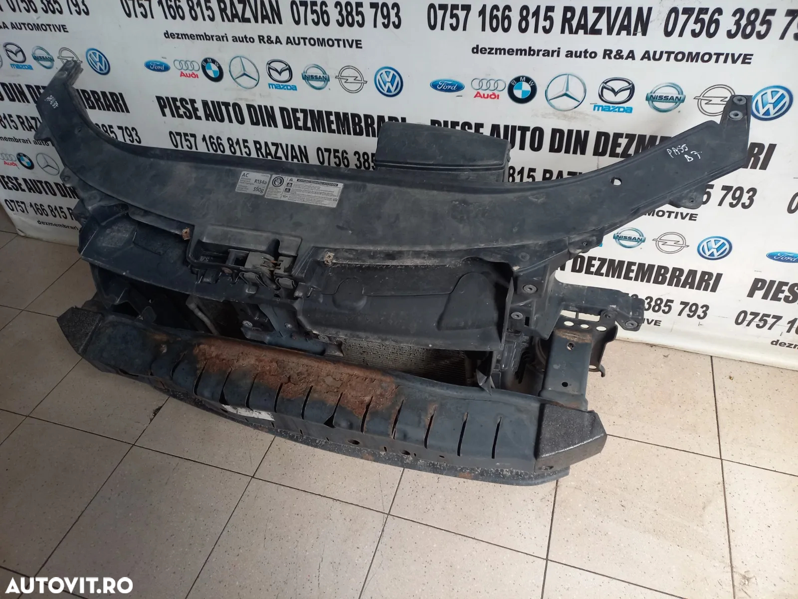 Trager Calandru fata complet Radiator Armatura Termocupla Vw Passat B7 An 2011-2012-2013 2014-2015 - 3