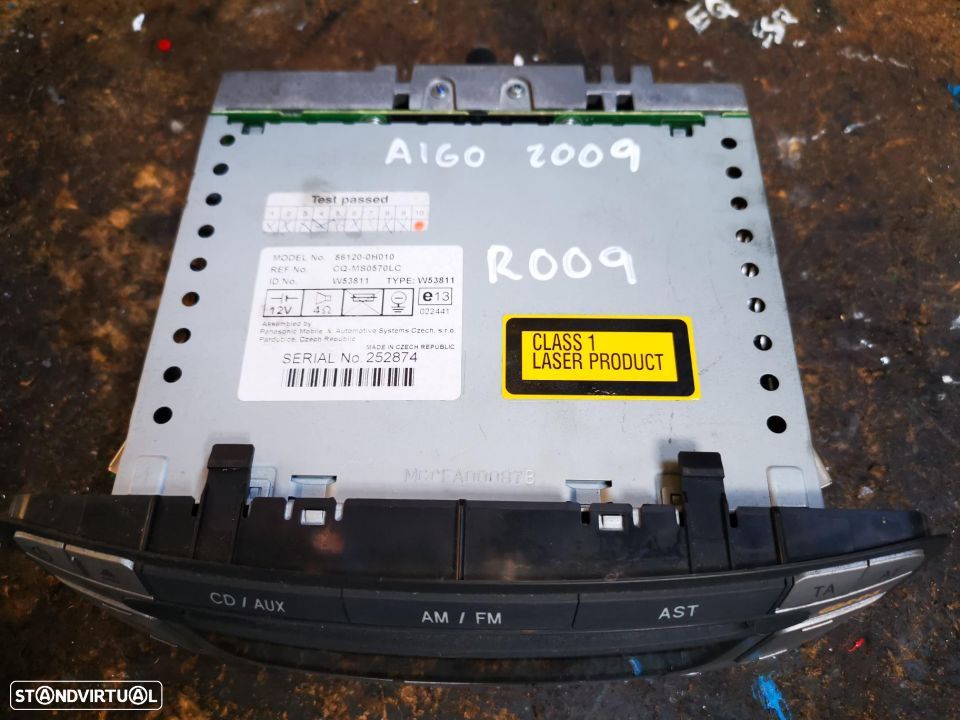 TOYOTA AYGO / C1 / 107 RÁDIO R009 - 2