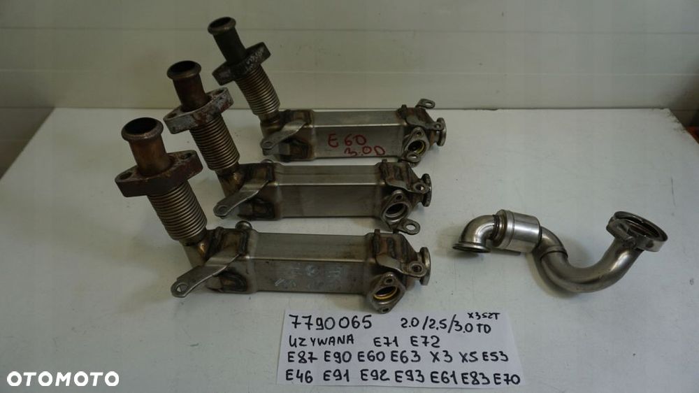 CHŁODNICZKA CHŁODNICA SPALIN EGR BMW E71 E72 E87 - 1