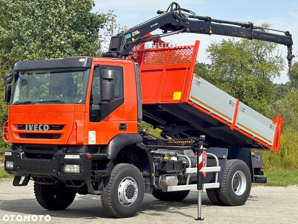Iveco TRAKKER 190T36 * WYWROTKA 3,70 m * HIAB 111 ES - 2 HIDUO /4x4 - 2