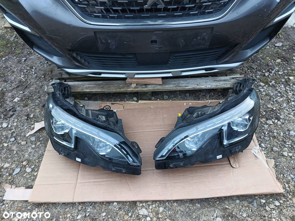 peugeot 3008 ii gt line maska zderzak chłodnice lampy kompletny przód evlc - 2
