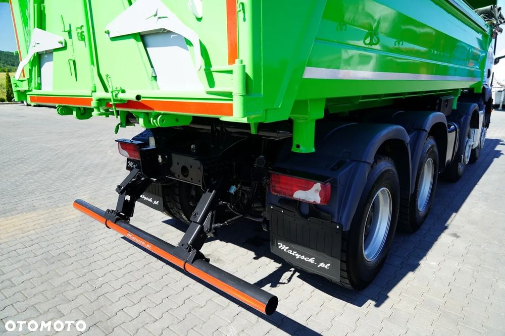 MAN TGS 35.470 / 8x4 / WYWROTKA 2 STRONNA / HYDROKLAPA / HYDROBURTA / BORDMATIK / OPONY 100% / NAVI RIO / EURO 6 - 17