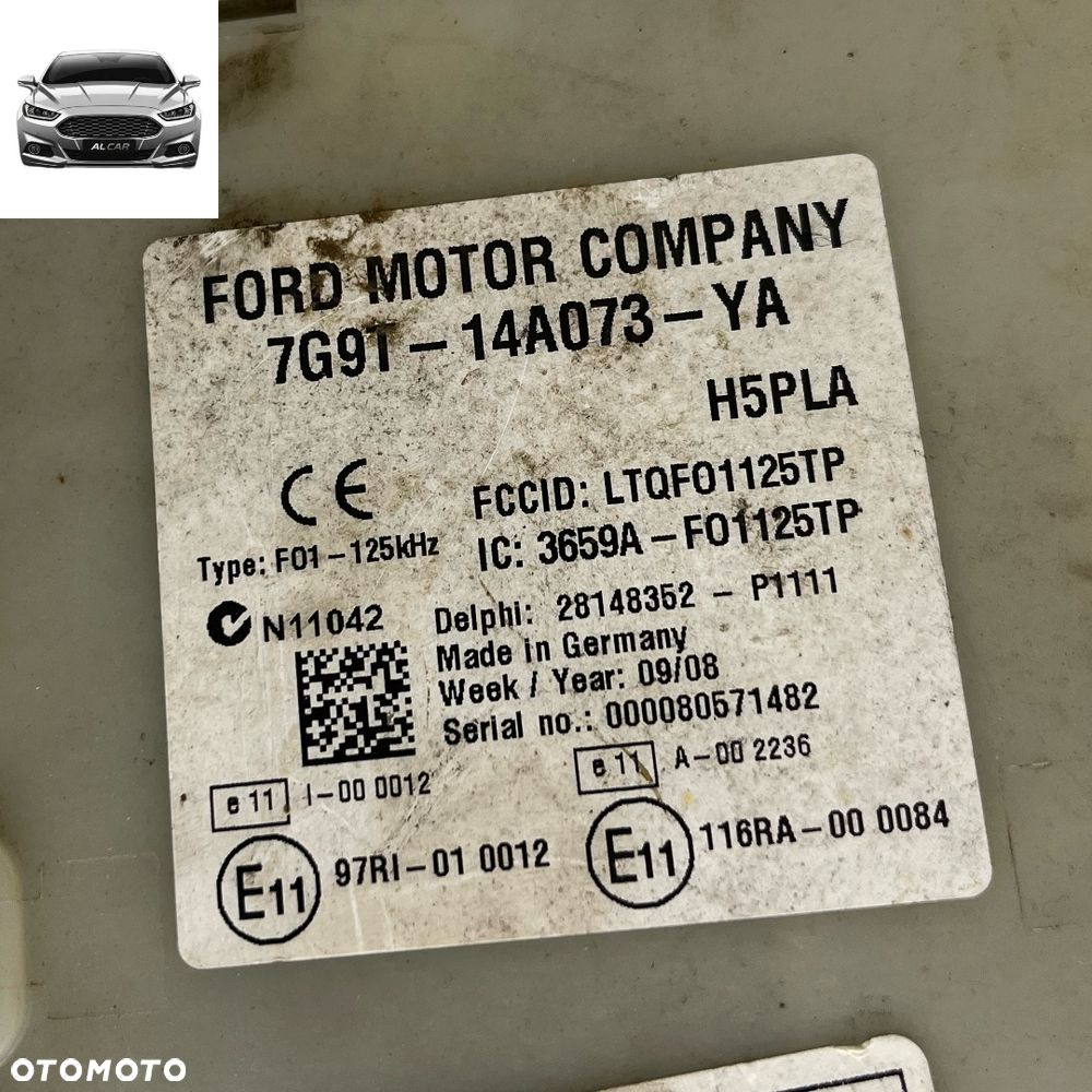 SKRZYNKA BEZPIECZNIKÓW BSI FORD MONDEO MK4 7G9T-14A073-CE - 2