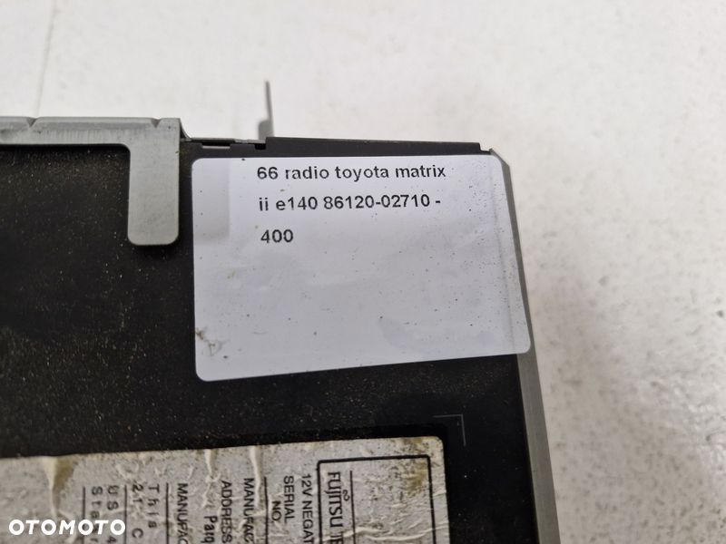 toyota matrix 2 ii e140 radio odtwarzacz 86120-02710 - 8