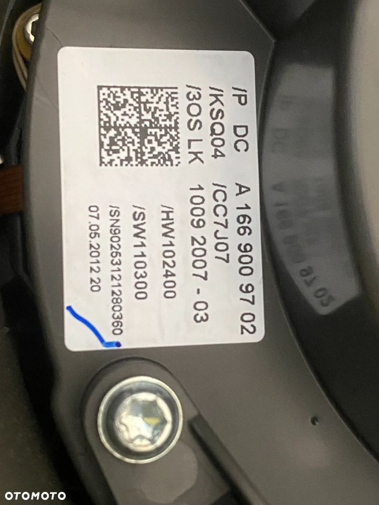 MERCEDES ml gl 166 przelaczniki  tasmaA 1669009702 - 2