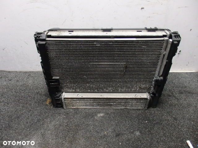 BMW E90 E91 1.8d 2.0d LIFT KOMPLET CHŁODNIC Z WIATRAKIEM 781291301 RAF-AUTO CZĘŚCI BMW - 2