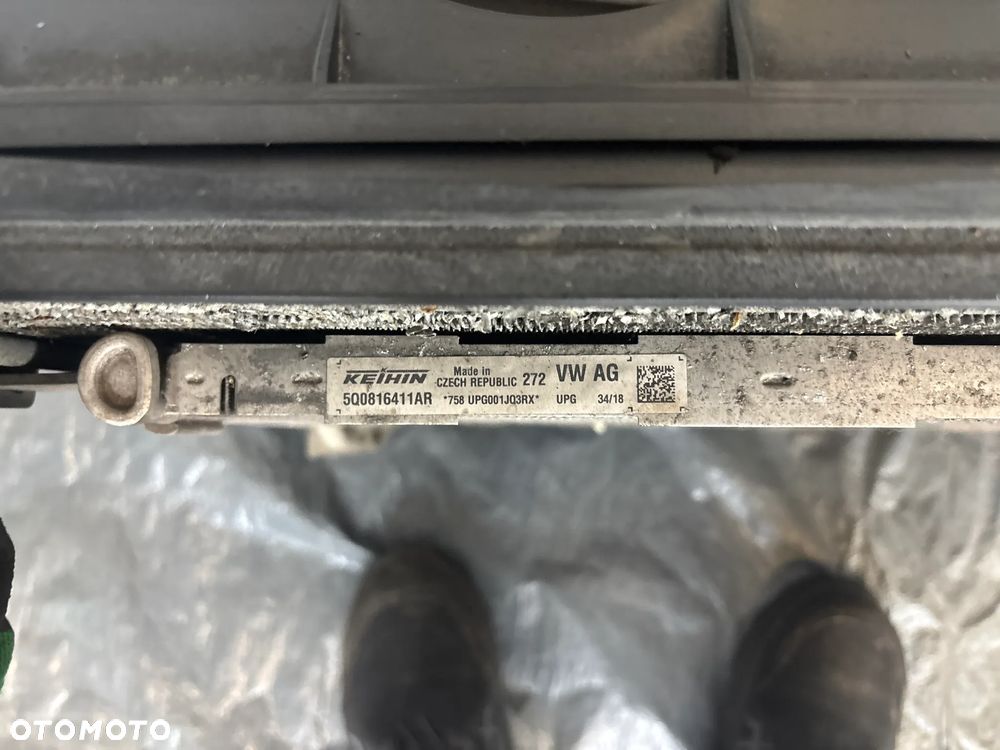 SkodA OCTAVIA III 1,6 diesel komplet chłodnic wentylatory 5Q0816411AR 5Q0121203DD - 3