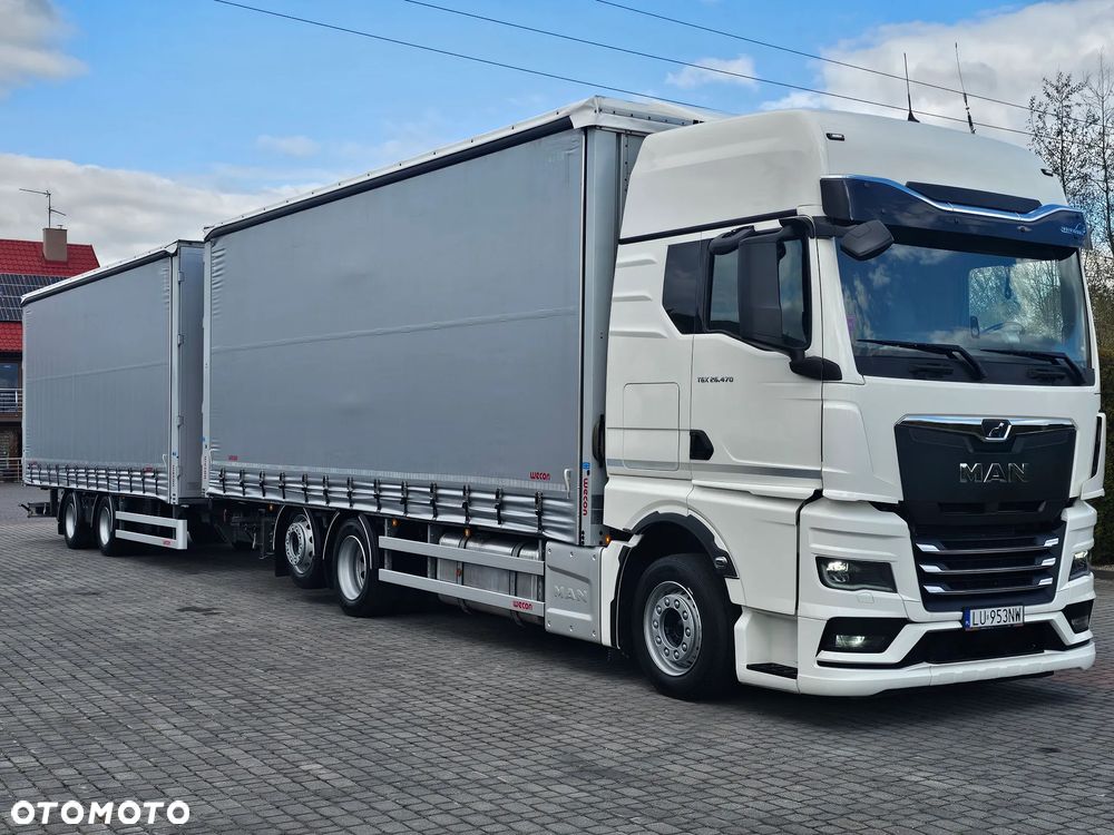 MAN TGX 26.470 GX E.6+PRZYCZEPA WECON ZESTAW TANDEM - 4