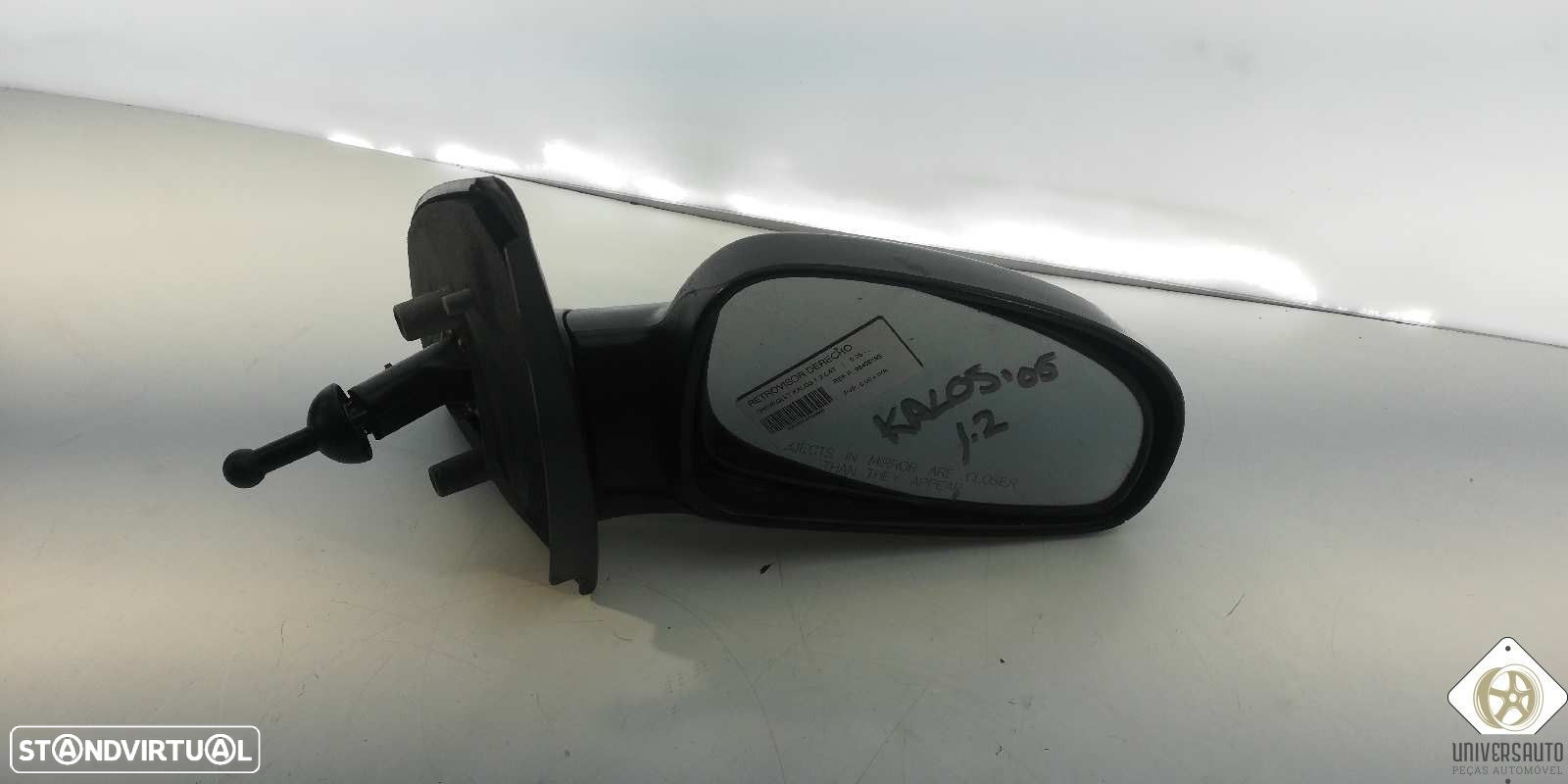 ESPELHO RETROVISOR DIREITO CHEVROLET AVEO / KALOS FASTBACK 2006 - 3