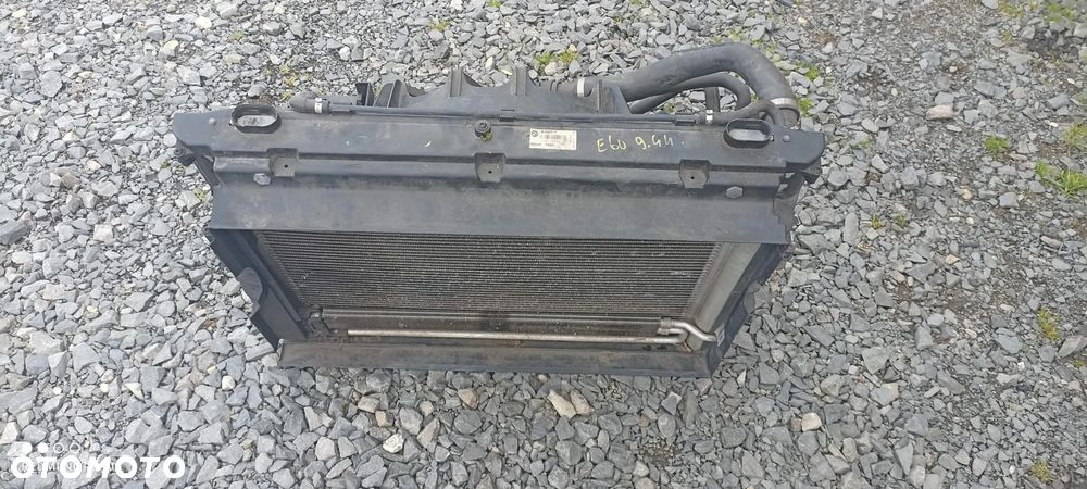 BMW E60 4.4 545 KOMPLET CHŁODNIC Wentylator WODA Wody Klimatyzacji - 3