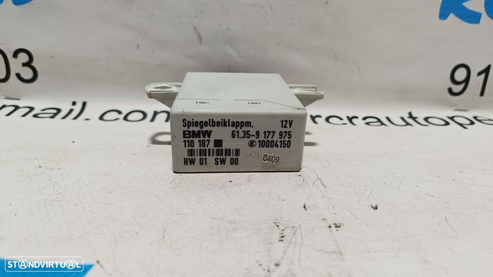 CENTRALINA MODULO ESPELHO ESPELHOS REBATIVEIS BMW Z4 E85 E86 61359177975 9177975 R55 R55 LCI CLUBMAN R56 R56 LCI R57 R57 LCI CABRIO R58 COUPE R59 ROADSTER R60 COUNTRYMAN R61 PACEMAN - 1