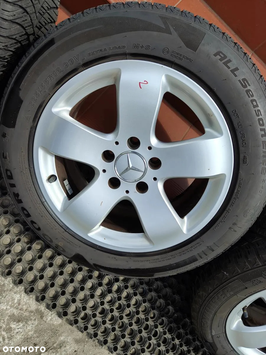MERCEDES W211 VITO FELGI Aluminiowe Koła 16 5X112 +opony zimowe z 2023 roku - 30