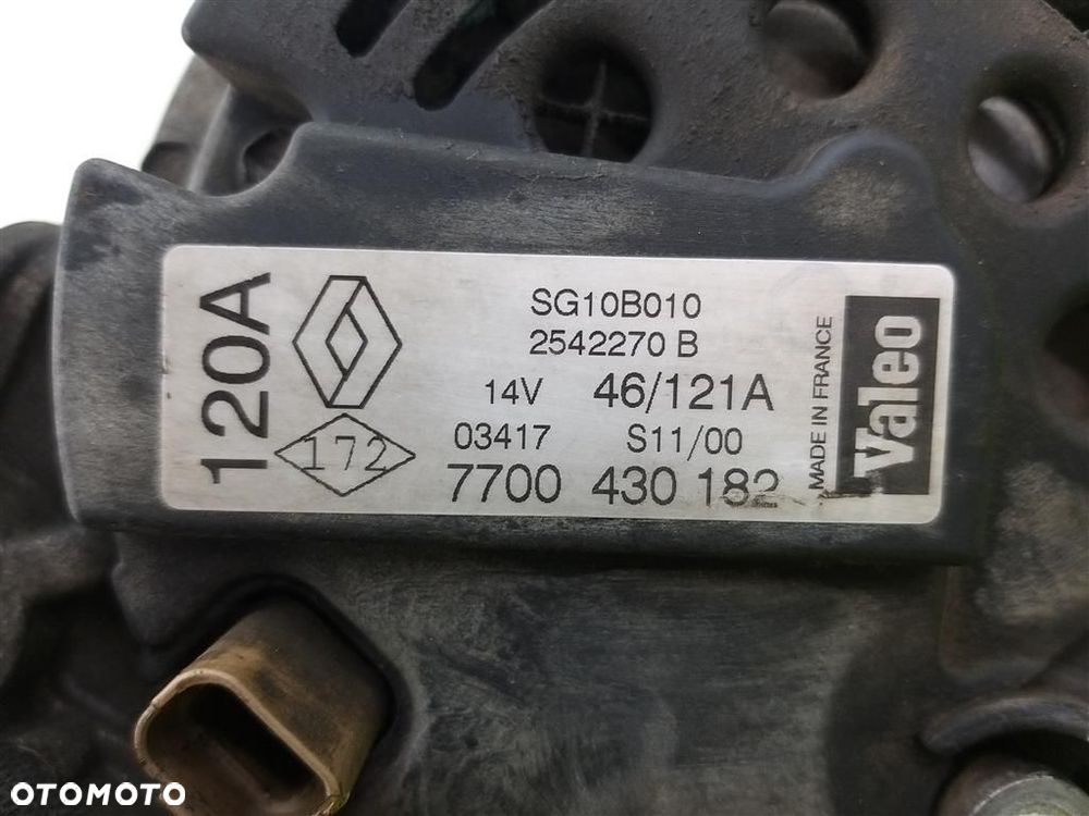 Alternator Volvo S40/V40 I 1995-2004 1,9 D VALEO 7700430182 120A ORYGINAŁ - 3