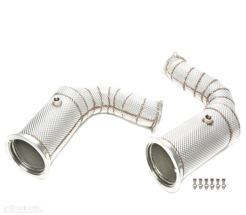 SUPRESSOR DE CATALISADOR PORSCHE CAYENNE TURBO 9YA 19-20 COM ESCUDO TÉRMICO - 1