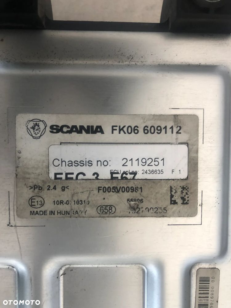 STEROWNIK MODUŁ ADBLUE EEC3 FK06 SCANIA R  2469934 2307277 2300007 2436635 2168594 2377683 2250463 2272388 2024090 2991614 - 2