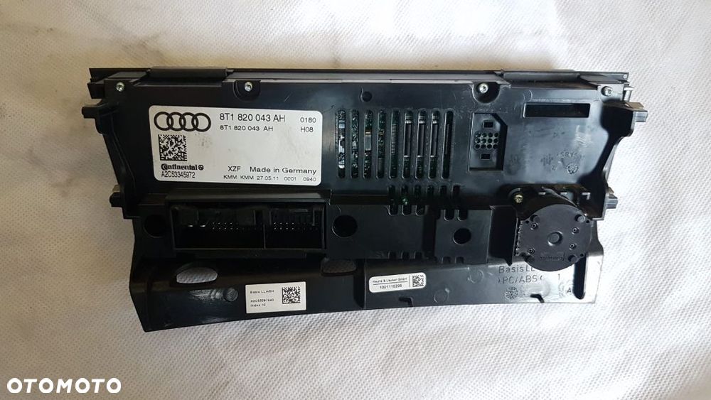 Panel klimatyzacji CLIMATRONIC Audi A4 B8 - 2