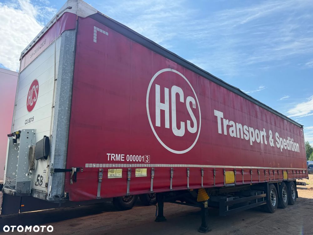 Schmitz Cargobull FIRANKA / OPONY JAK NOWE / Z PEŁNYM WYPOSAŻENIEM DO ZAŁADUNKU PASY, BELKI, MATY, NAROŻNIKI / KILKA SZTUK !! - 29