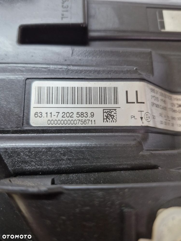 BMW E90 E91 LAMPY PRZEDNIE XENON LEWA PRAWA KOMPLET 7202583 7202584 EU - 12