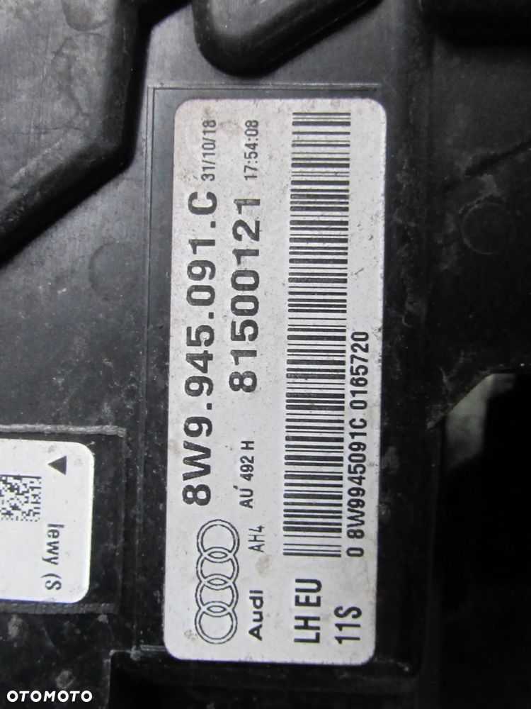 AUDI A4 B9 kombi komplet lamp tył full led Europa - 6