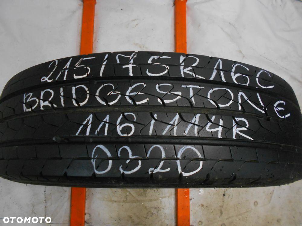 OPONA POJEDYNKA 215/75R16C BRIDGESTONE DURAVIS R660 DOT 0320 9MM - 1