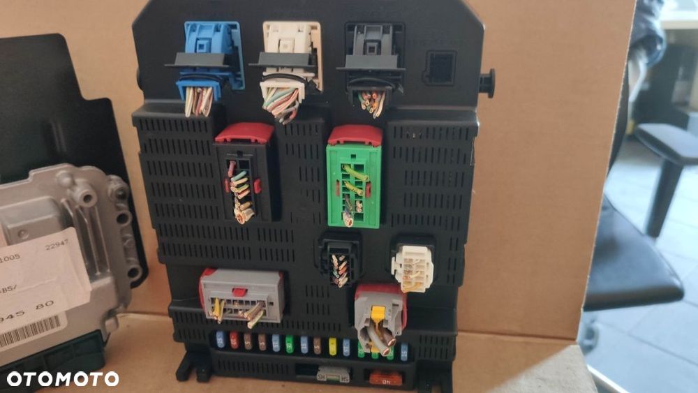 KOMPUTER STEROWNIK BSI IMMOBILIZER KLUCZYK CITROEN PEUGEOT 1.6 HDI 9663394580 9659285580 ORYGINAŁ - 8