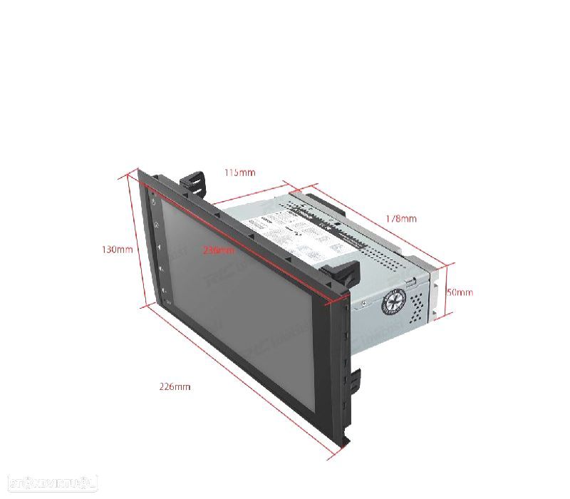 AUTO RADIO 8" GPS ANDROID 12 PARA AUDI A4 B6 B7 00-08 SEAT EXEO 08-12 - 5
