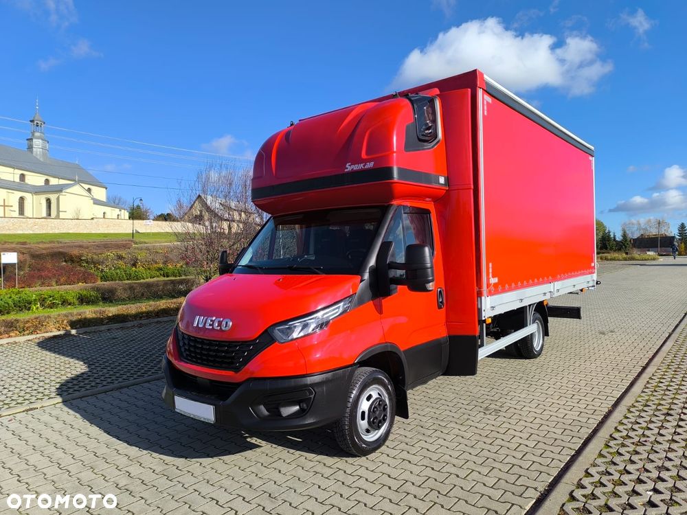 Iveco Daily 50C18 Plandeka, 12 Palet, Sypialnia, Firana+Drzwi z tyłu. - 1