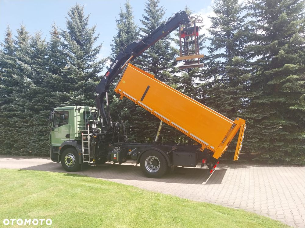 MAN TGM 18.290/ 3-str. wywrotka z HIAB 138/ - 27
