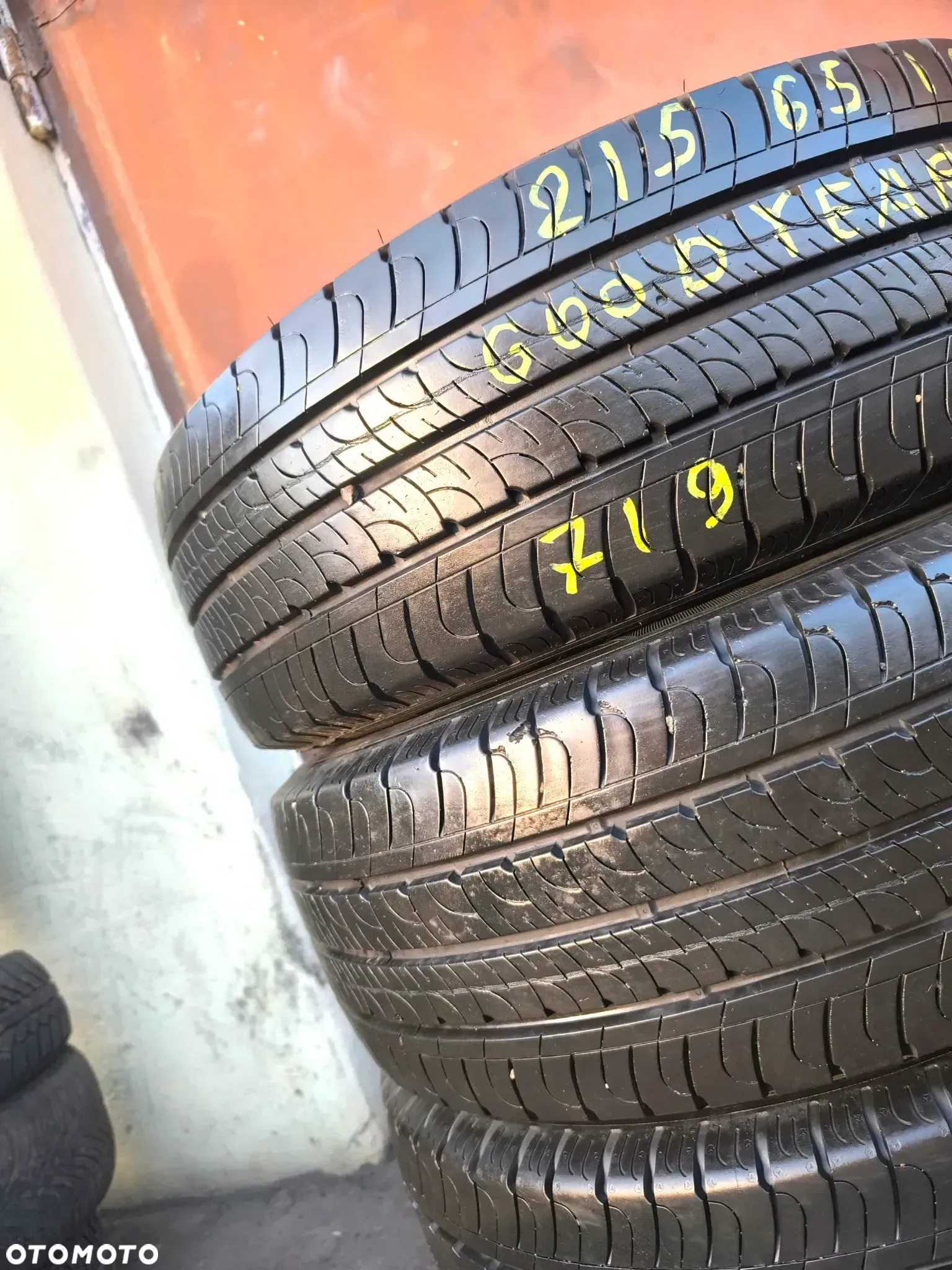 215/65R16C 109/107T 16 C Opony Letnie Lato GOODYEAR EFFICIENT GRIP CARGO 7,5mm Legnica ALU-RAD 215/65 - 4