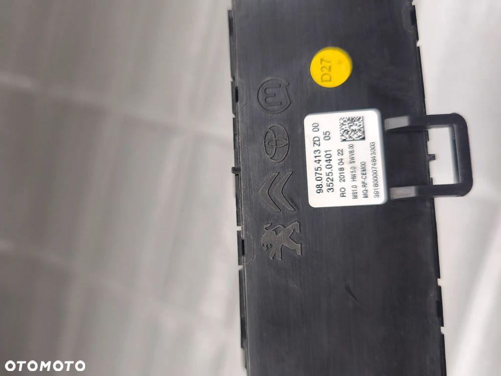 PANEL STEROWANIA NAWIEWU KLIMATYZACJI CITROEN JUMPY IV SPACETOURER PEUGEOT EXPERT PARTNER IV TRAVELLER OPEL VIVARO TOYOTA PROACE 98075413ZD 98.075.413 ZD - 5