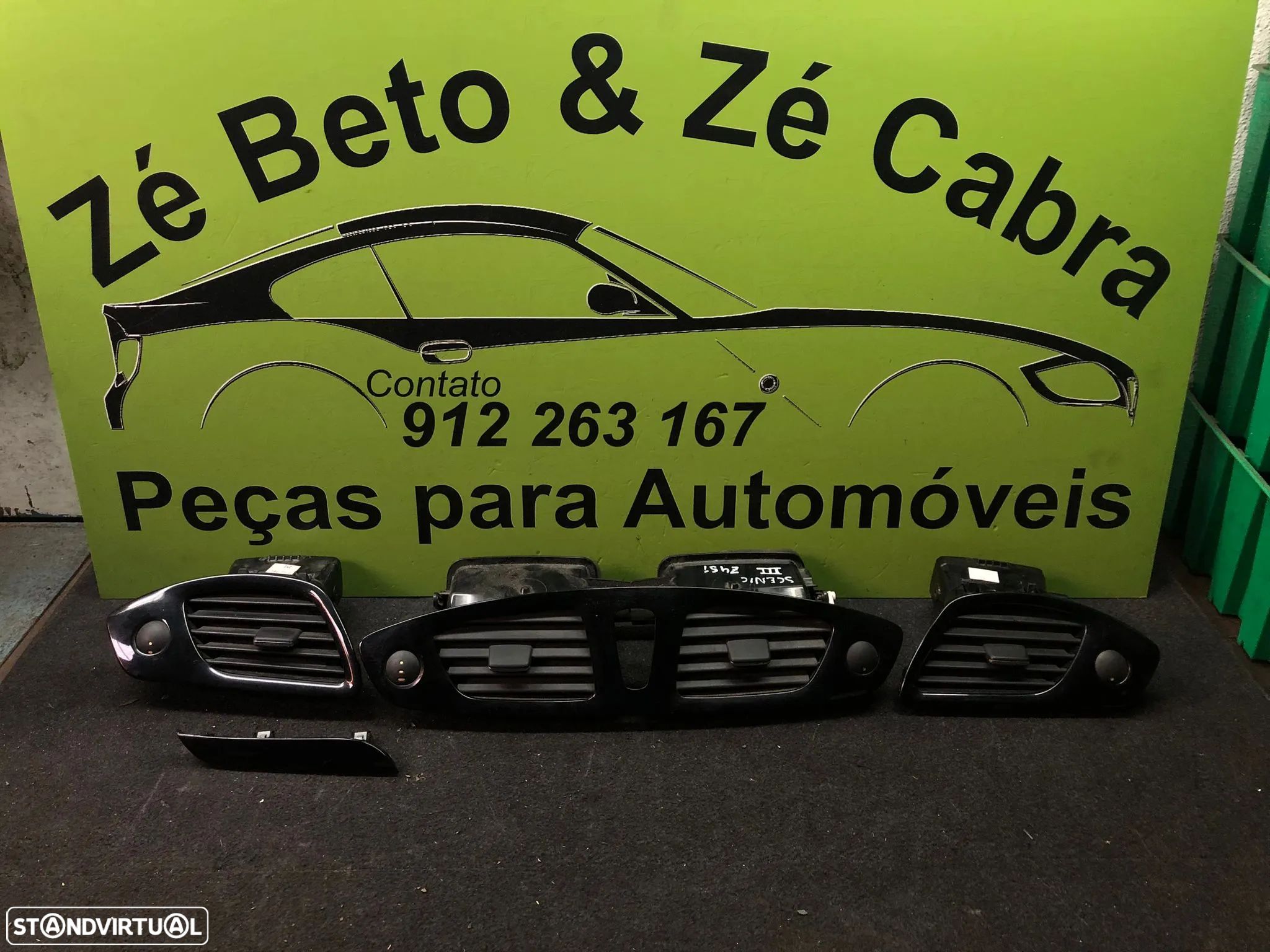 RENAULT SCENIC III GRELHAS TABLIER VENTILAÇÃO - Z451 - 1