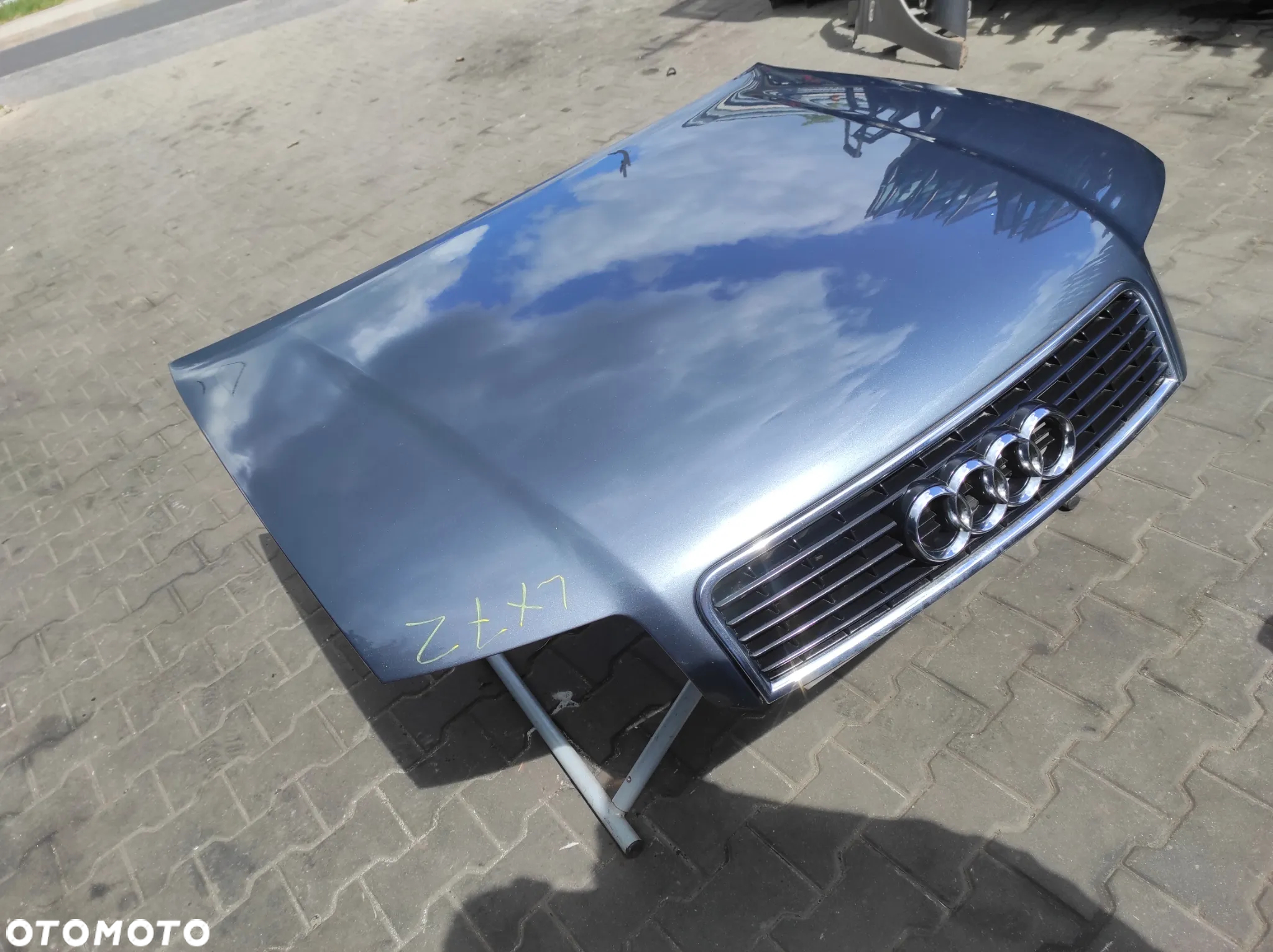 MASKA POKRYWA SILNIKA AUDI A4 B6 LX7Z SZARA WYSYŁKA !! - 2