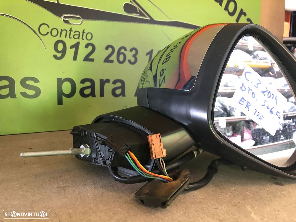 CITROEN C3 II RETROVISOR DIREITO - ER175 - 3