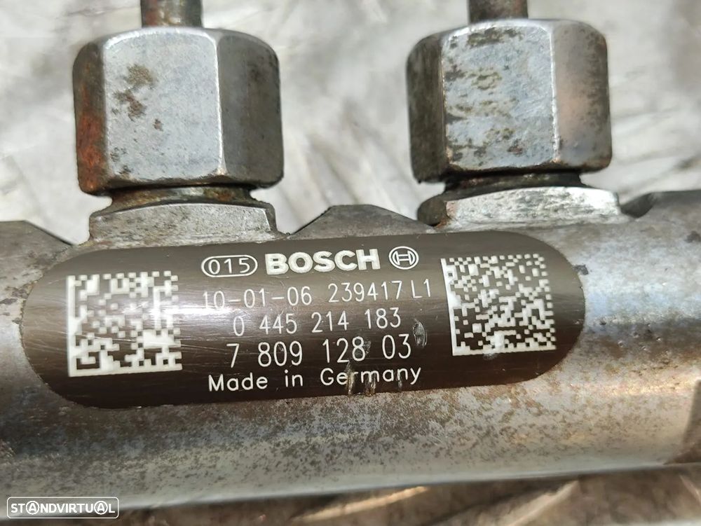 Régua de injeção Bosch BMW 2.0D 177cv N47D20 0445214183 7809128 - 9
