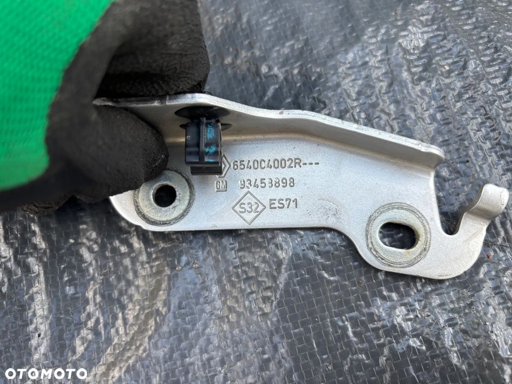 Renault Trafic III zawias maski prawy lewy 654004002R 654010249R - 2