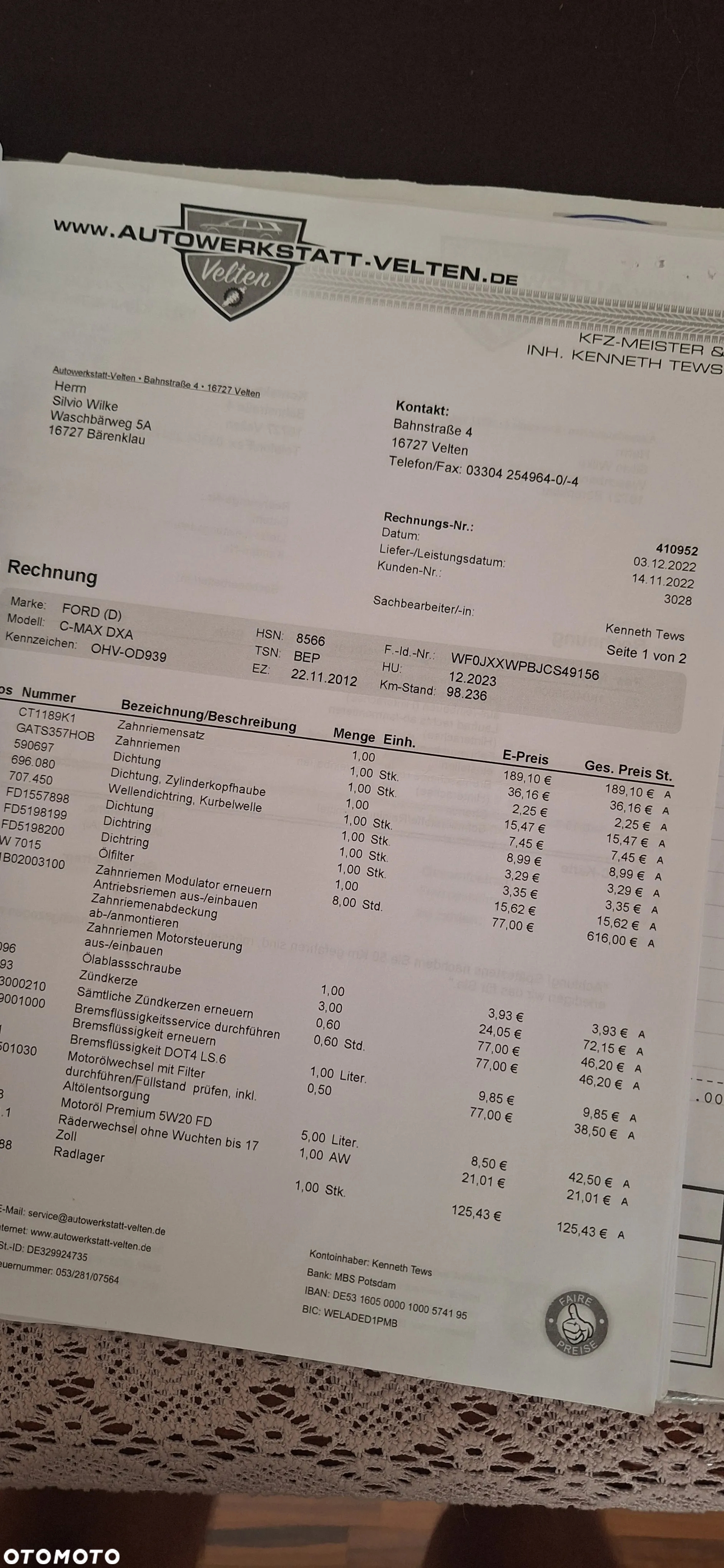Ford C-MAX 1.0 EcoBoost Start-Stopp-System SYNC Edition - 12