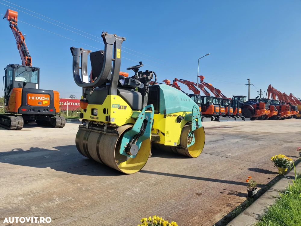 Ammann ARX 26, 934h, 2018, latime tambur 1,2m, 2,6t, sitem stropire, motor Yanmar 31CP, Lungime 2,3m, inaltime 2,1m, posiblitte leasing 3 ani, STARE FOARTE BUNA-PROMOTIE 19.900 Eur+Tva - 12