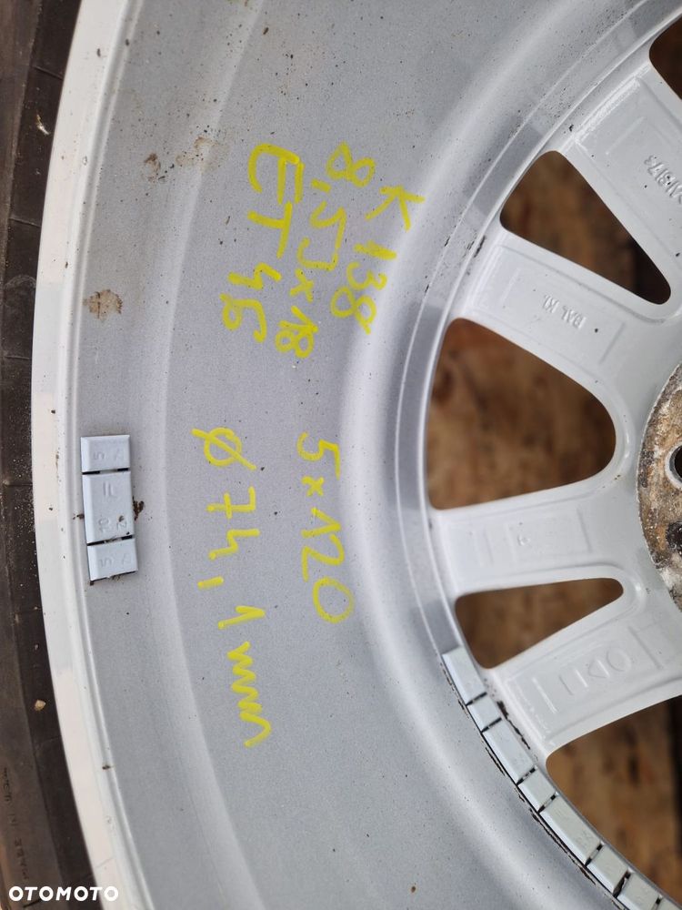 BMW 18 5X120 ET46 FI74,1 8,5JX18 FELGI ALUMINIOWE KOMPLET OPONY 255/55 R18 - 12